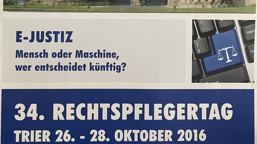 Plakat 34. Rechtspflegertag Trier