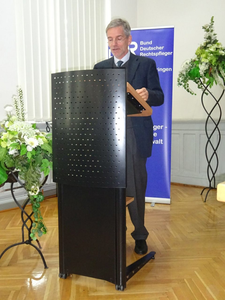 Der Präsident des Thüringer Oberlandesgerichts, Herr Dr. h.c. Stefan Kaufmann